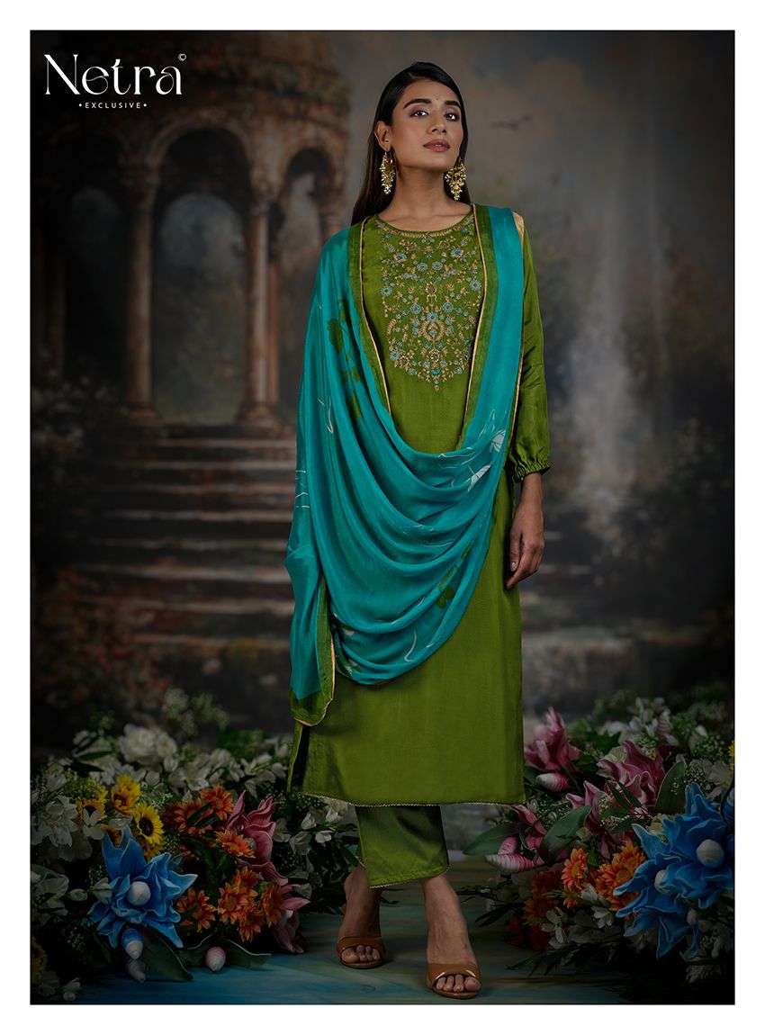 Bina Netra Premium Bemberg Pant Style Suits Manufacturer