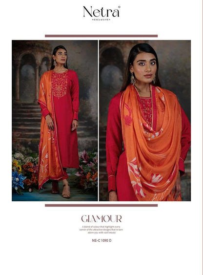 Bina Netra Premium Bemberg Pant Style Suits Manufacturer