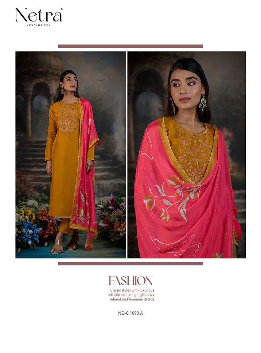 Bina Netra Premium Bemberg Pant Style Suits Manufacturer
