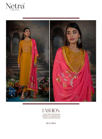 Bina Netra Premium Bemberg Pant Style Suits Manufacturer