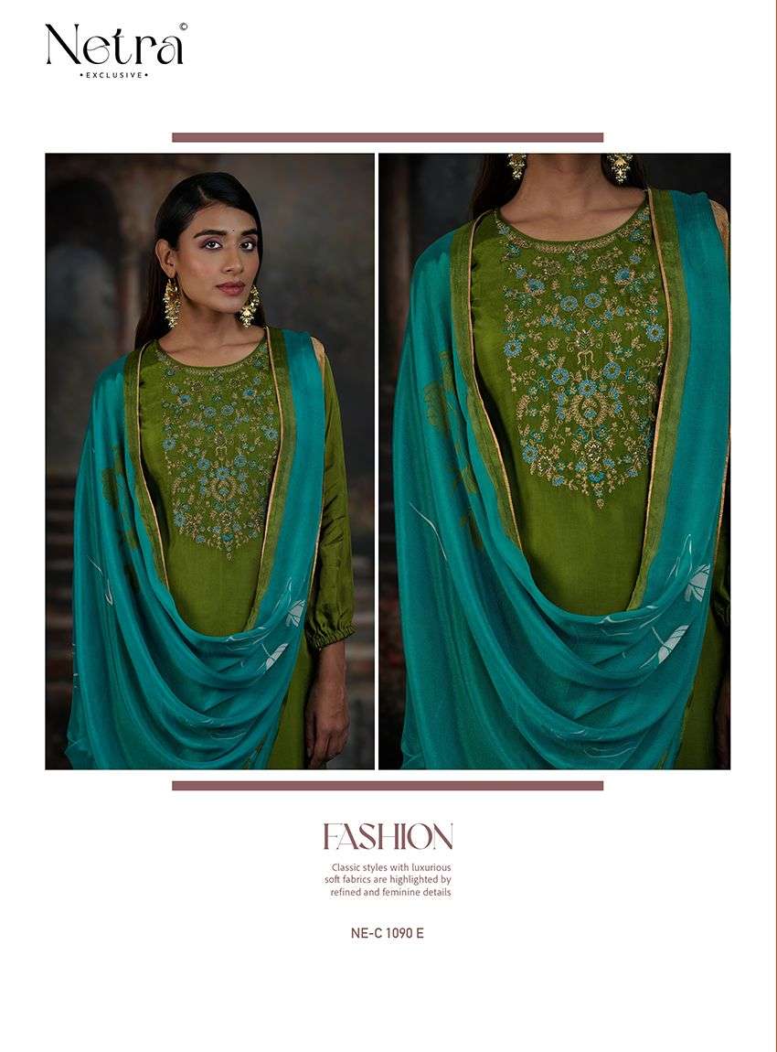 Bina Netra Premium Bemberg Pant Style Suits Manufacturer