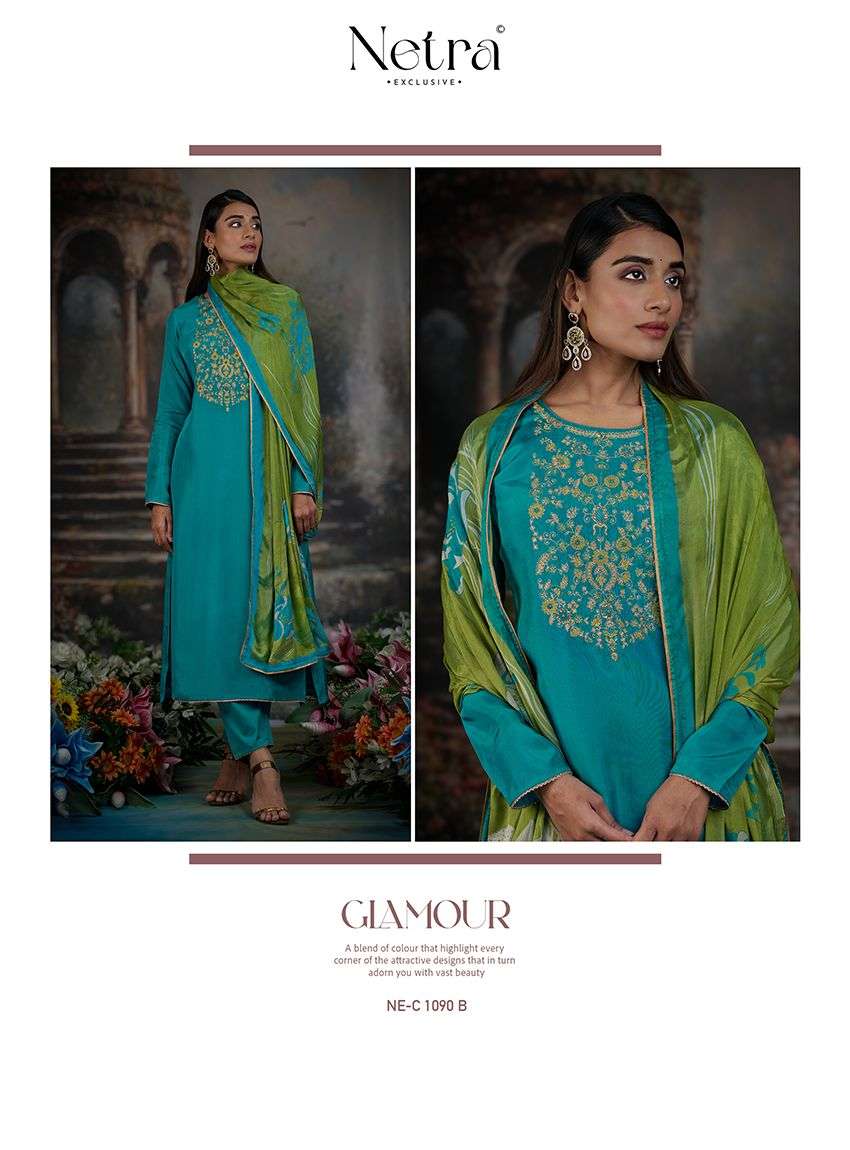 Bina Netra Premium Bemberg Pant Style Suits Manufacturer