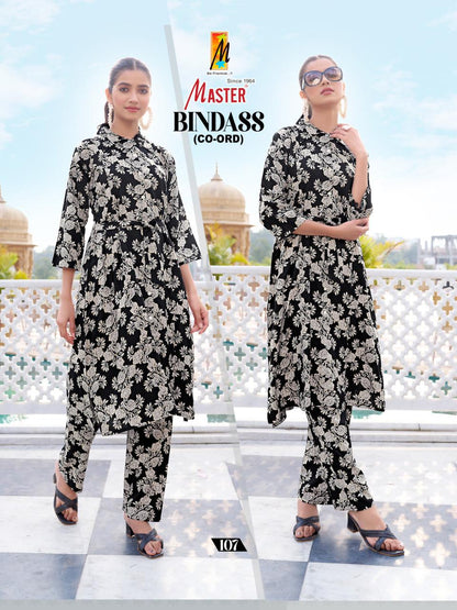 Bindass Master Rayon Co Ord Set Wholesale Price