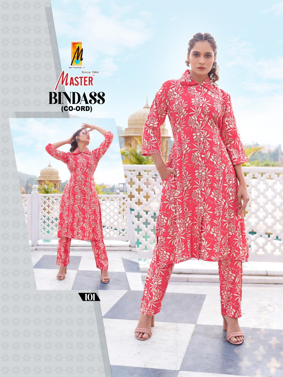 Bindass Master Rayon Co Ord Set Wholesale Price