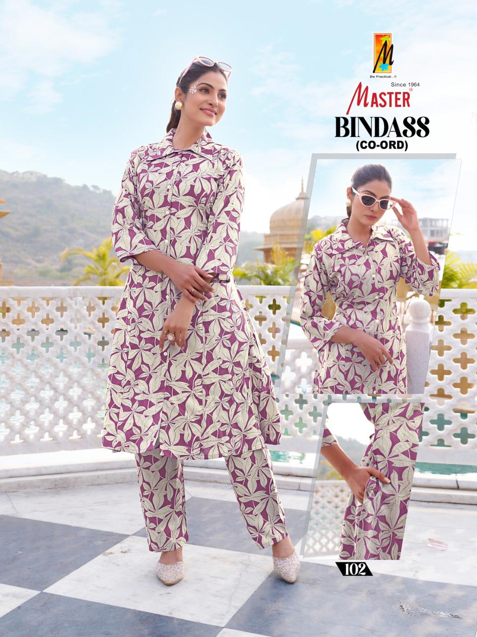 Bindass Master Rayon Co Ord Set Wholesale Price