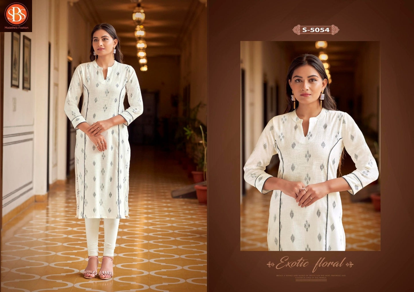 Bindiya Sbs Cotton Straight Cut Kurtis Supplier Gujarat