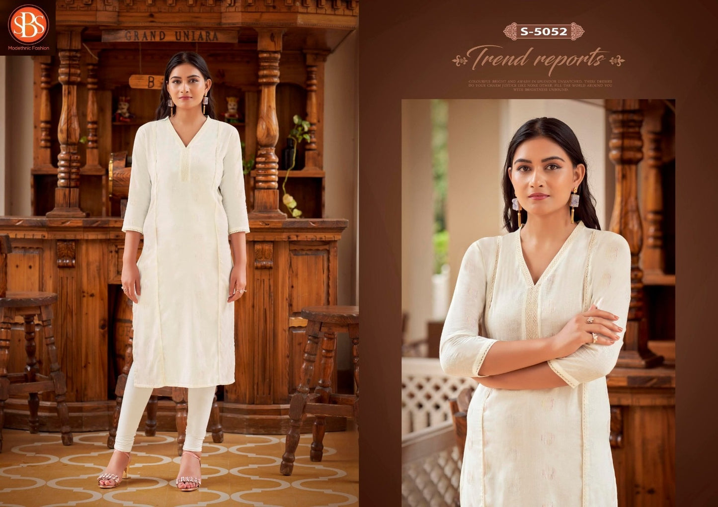 Bindiya Sbs Cotton Straight Cut Kurtis Supplier Gujarat