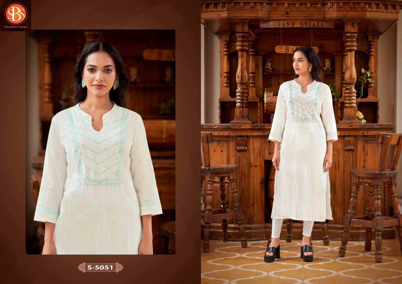 Bindiya Sbs Cotton Straight Cut Kurtis Supplier Gujarat