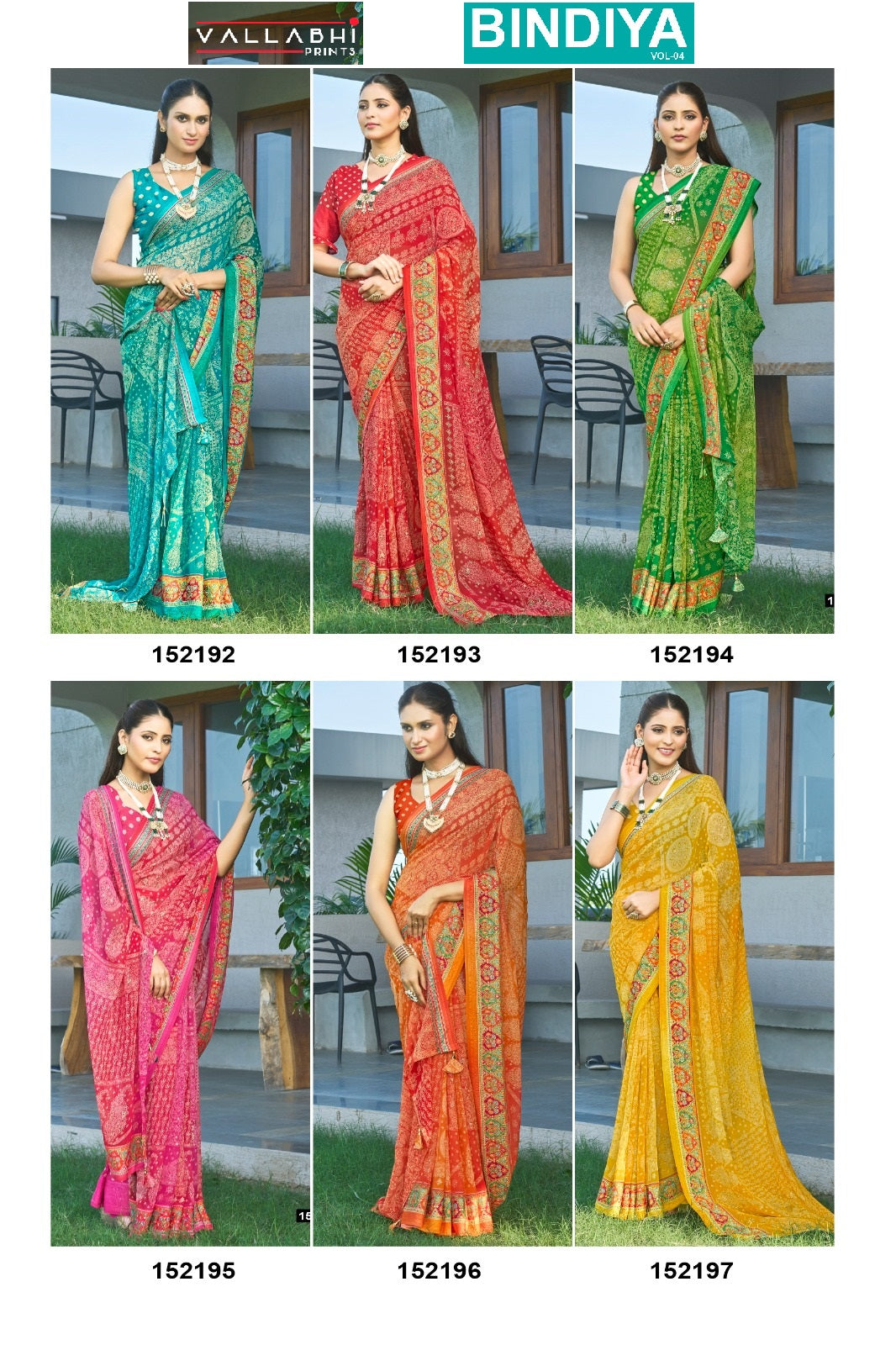 Bindiya Vol 4 Vallabhi Prints Moss Sarees Manufacturer Ahmedabad