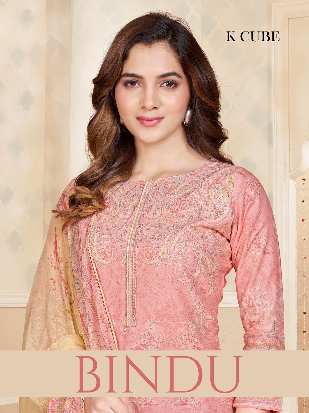 Bindu 1022 K Cube Cotton Pant Style Suits Manufacturer India