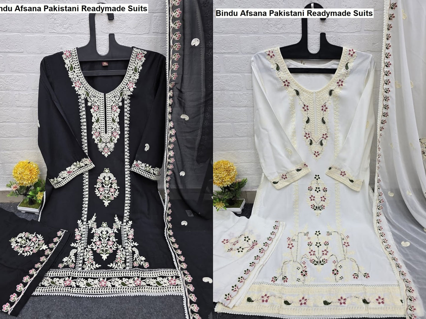 Bindu Afsana Viscose Reyon Pakistani Readymade Suits Supplier Gujarat