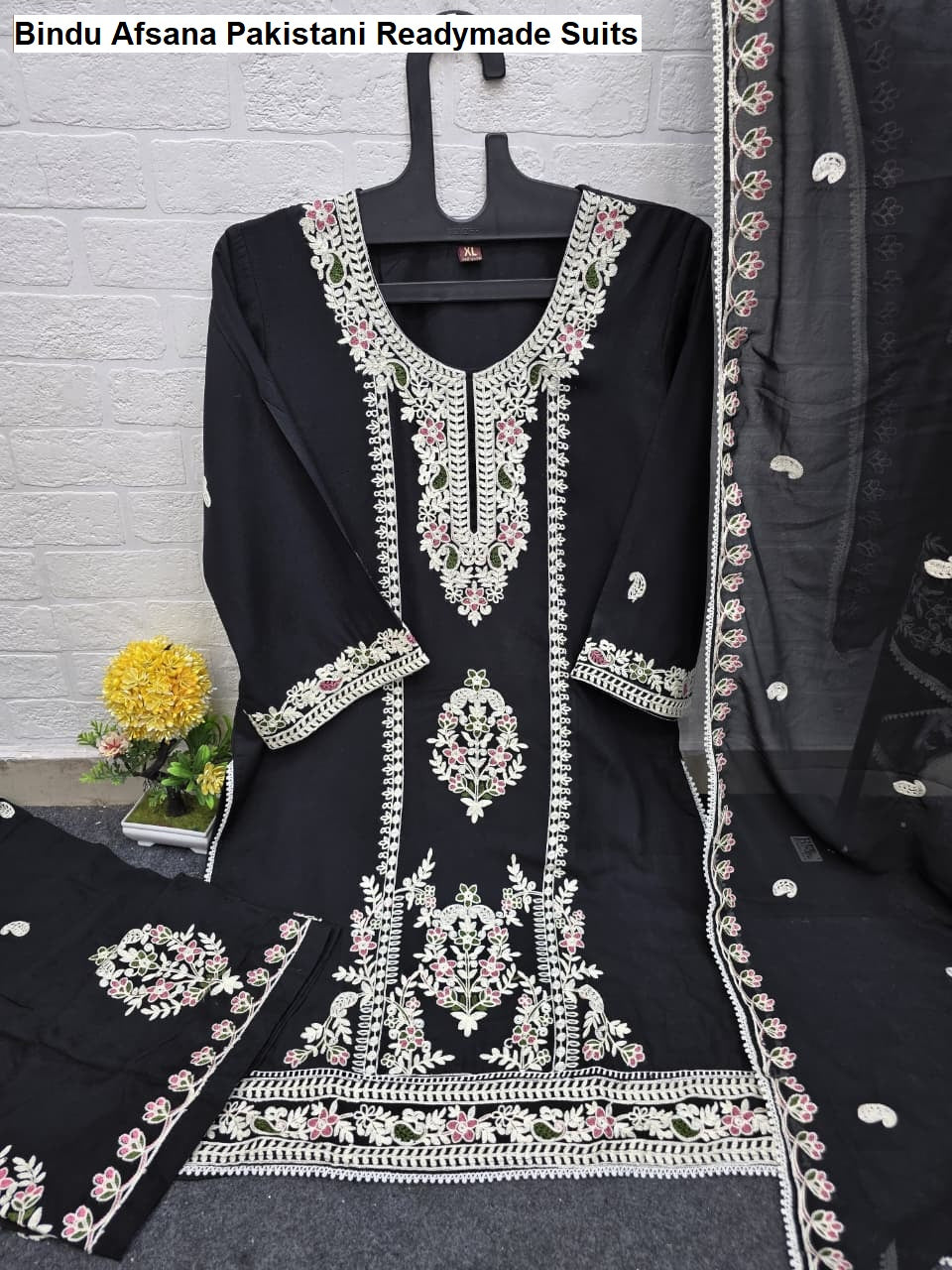 Bindu Afsana Viscose Reyon Pakistani Readymade Suits Supplier Gujarat