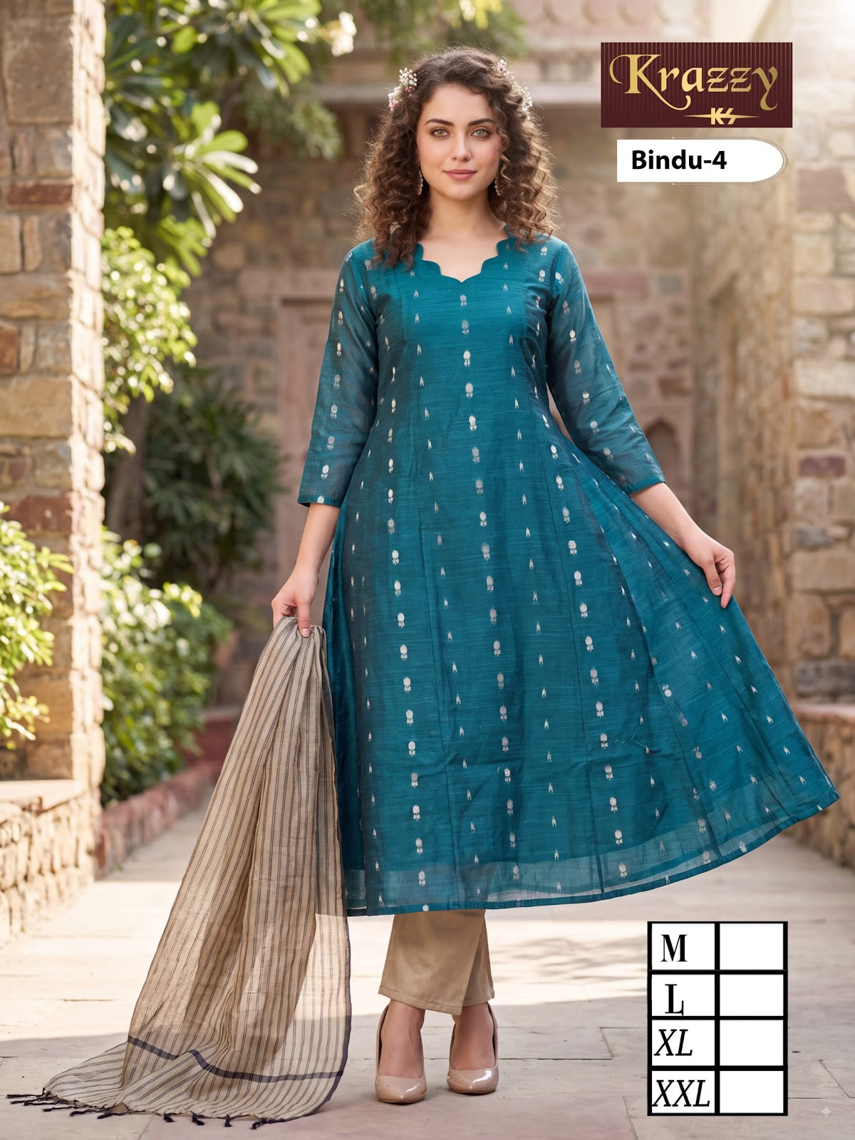 Bindu Krazzy Kanha Silk Readymade Anarkali Suits Wholesaler