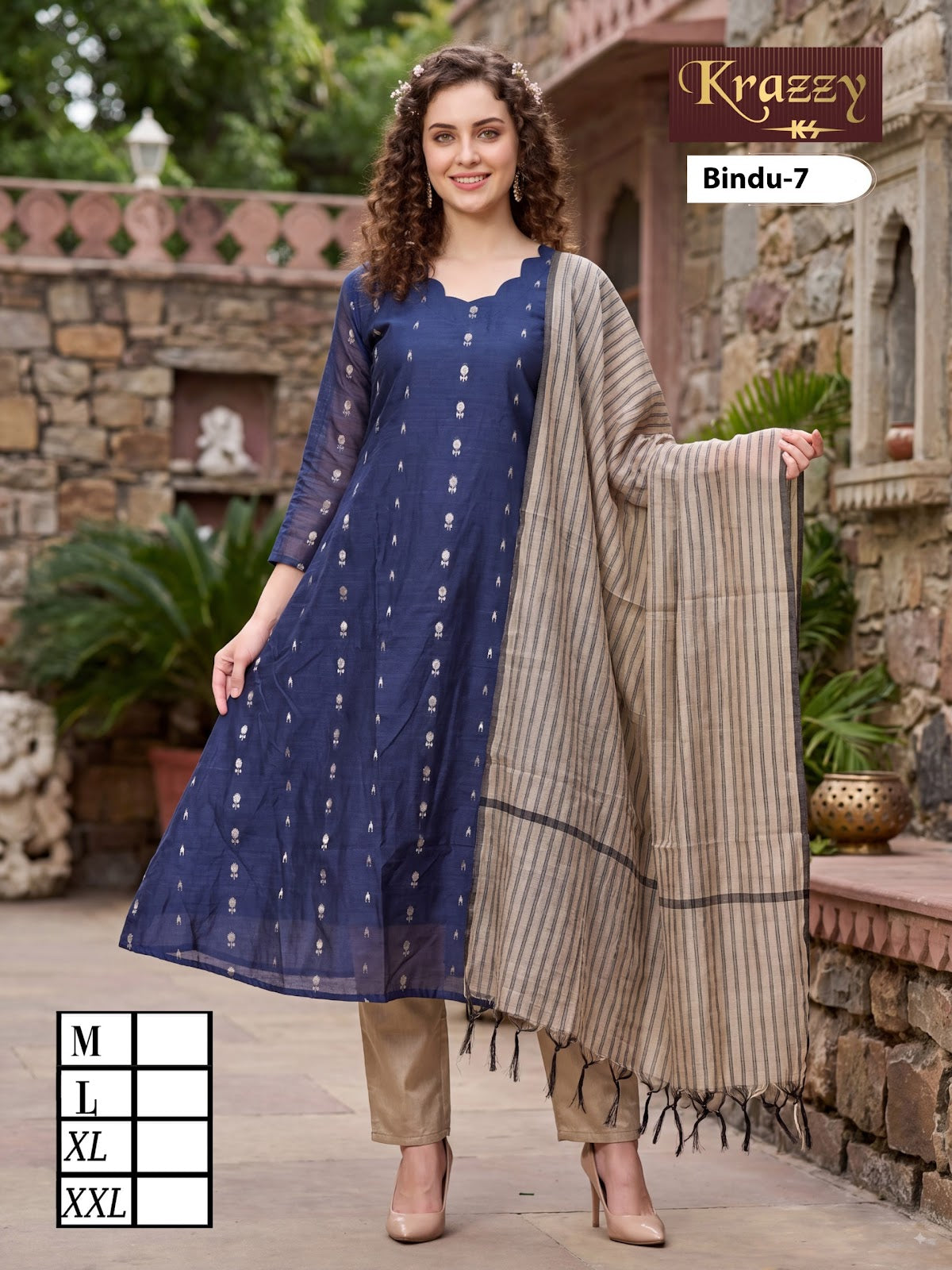 Bindu Krazzy Kanha Silk Readymade Anarkali Suits Wholesaler