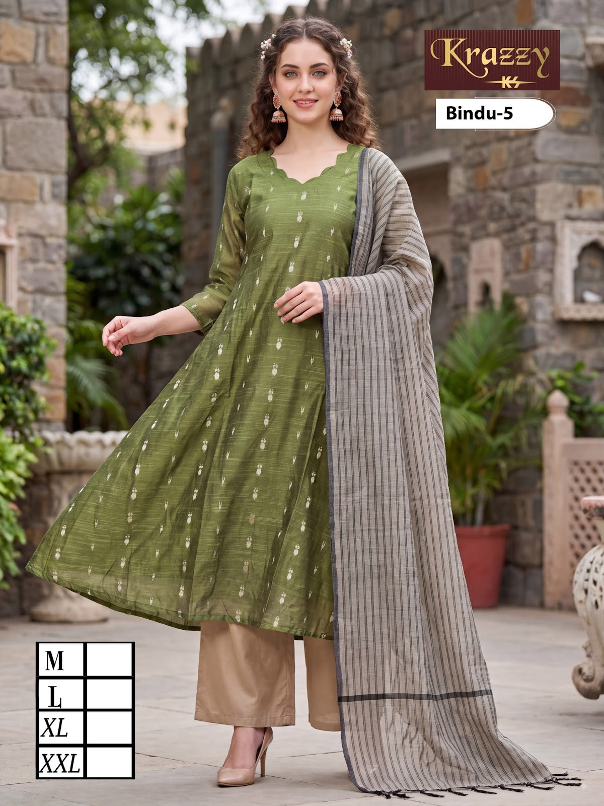 Bindu Krazzy Kanha Silk Readymade Anarkali Suits Wholesaler