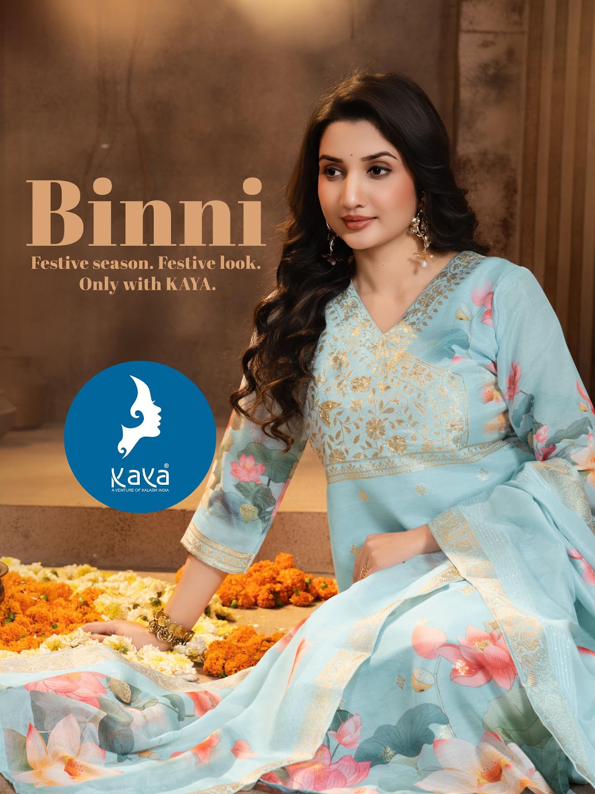 Binni Kaya Chanderi Readymade Pant Style Suits Wholesaler Ahmedabad
