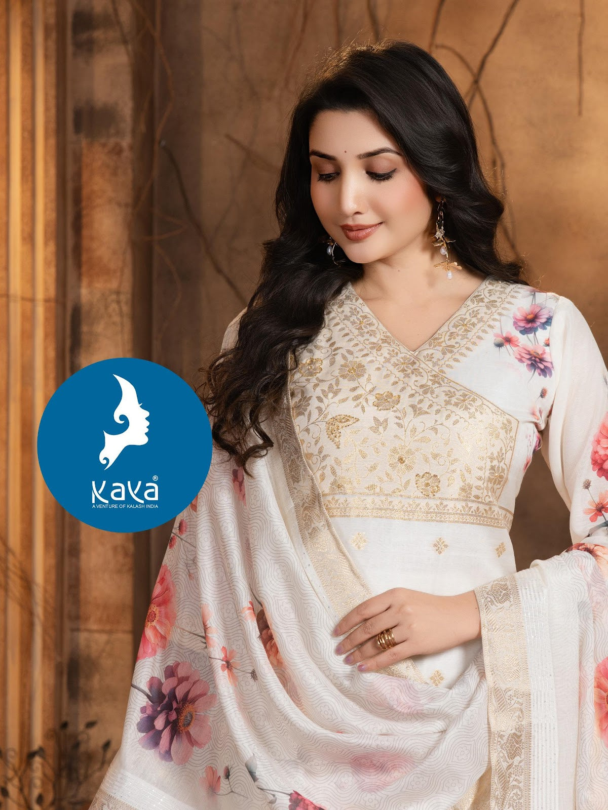 Binni Kaya Chanderi Readymade Pant Style Suits Wholesaler Ahmedabad