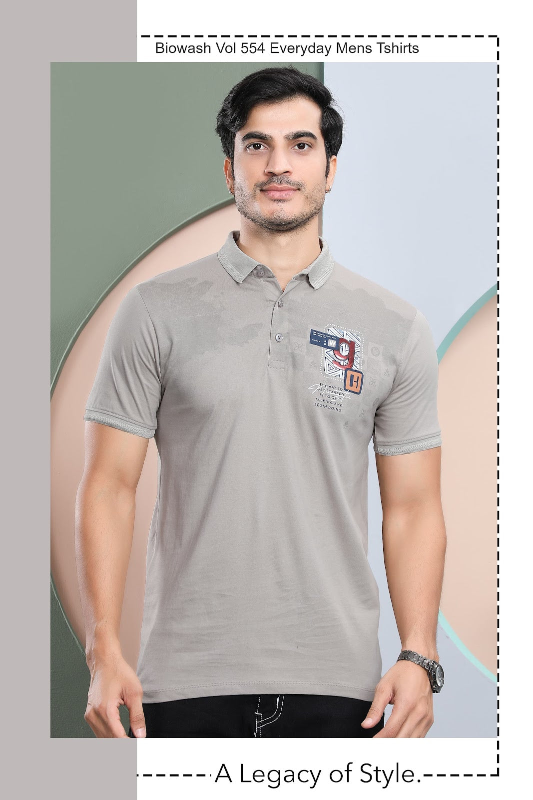 Biowash Vol 554 Everyday Mens Tshirts Supplier Gujarat