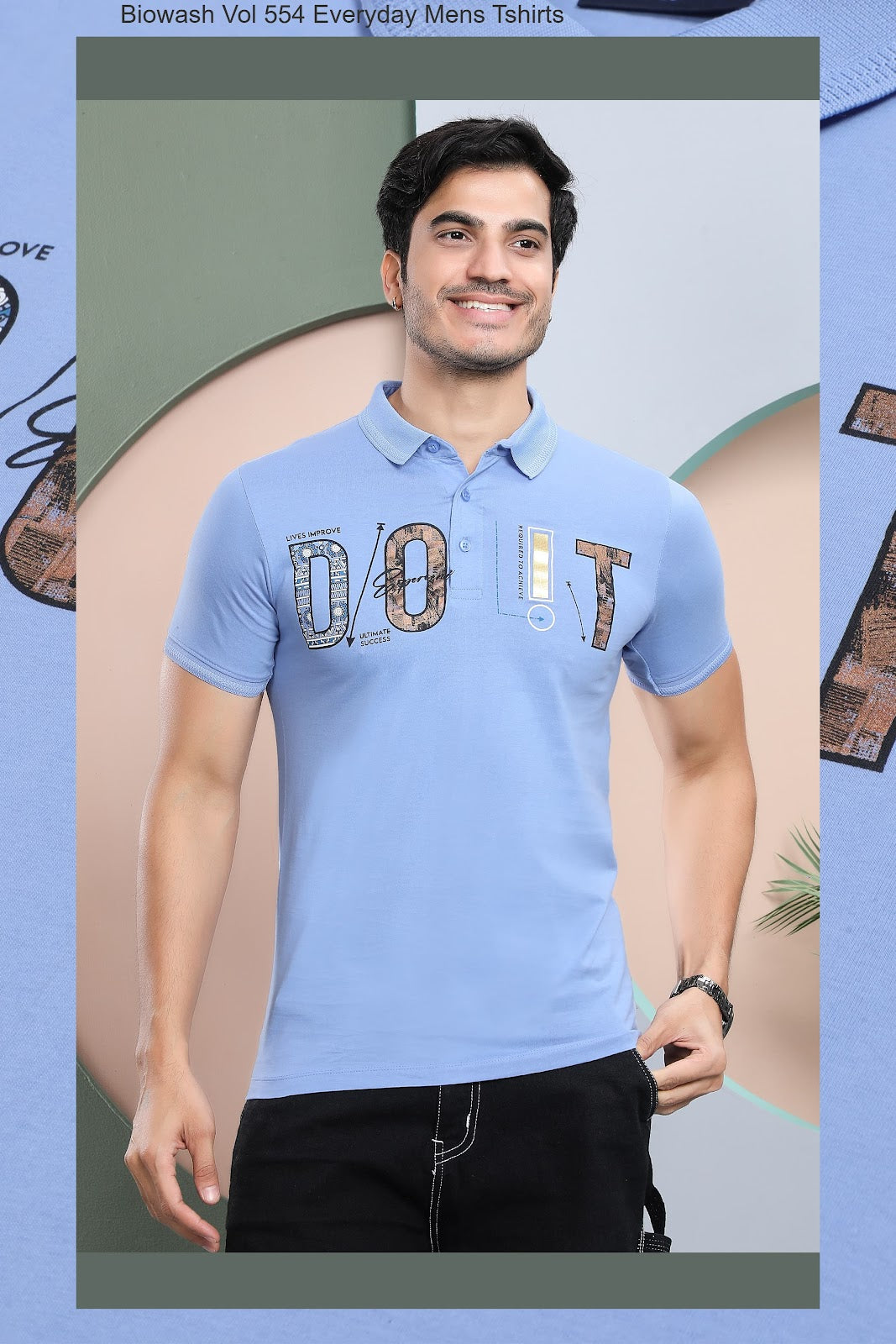 Biowash Vol 554 Everyday Mens Tshirts Supplier Gujarat