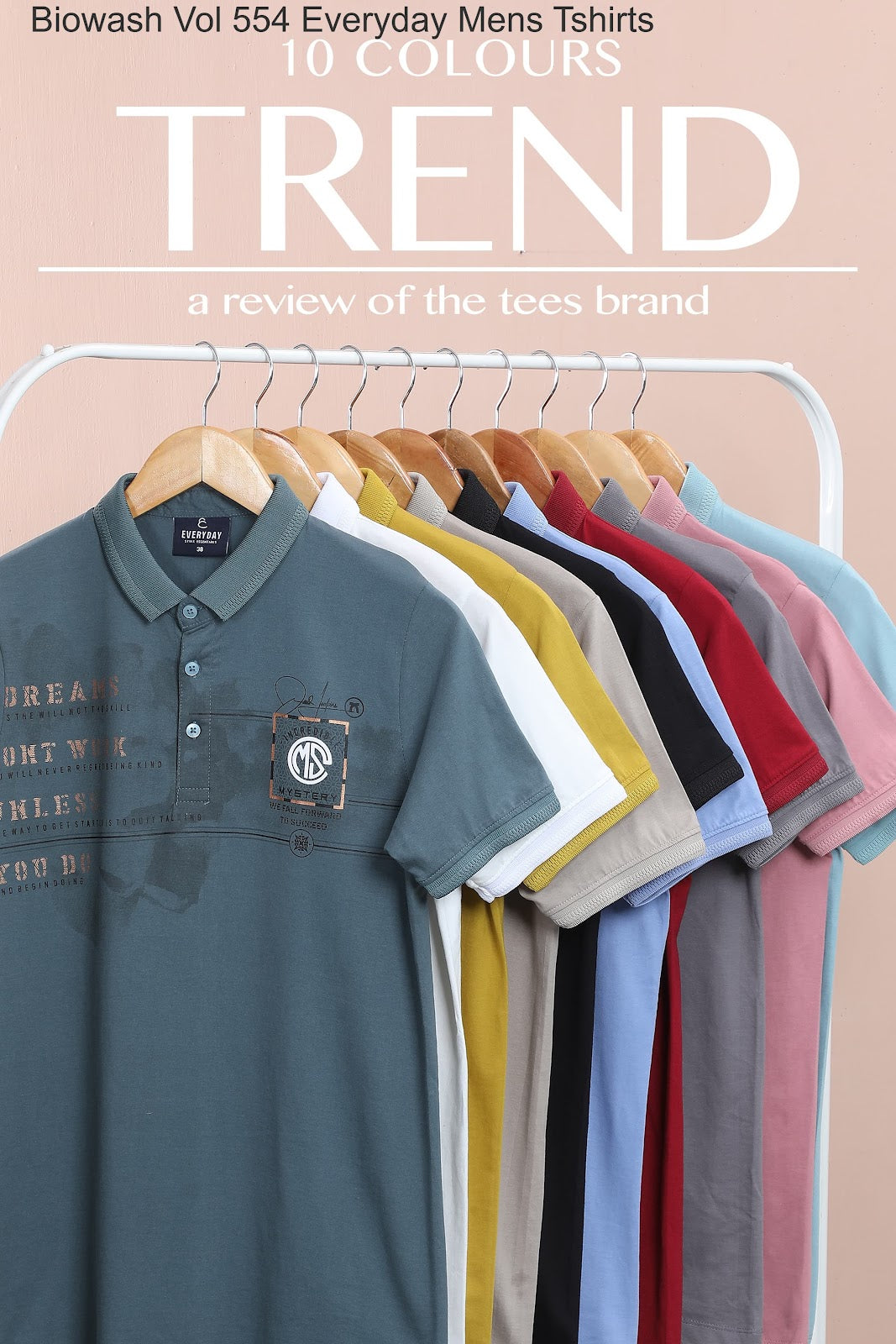 Biowash Vol 554 Everyday Mens Tshirts Supplier Gujarat