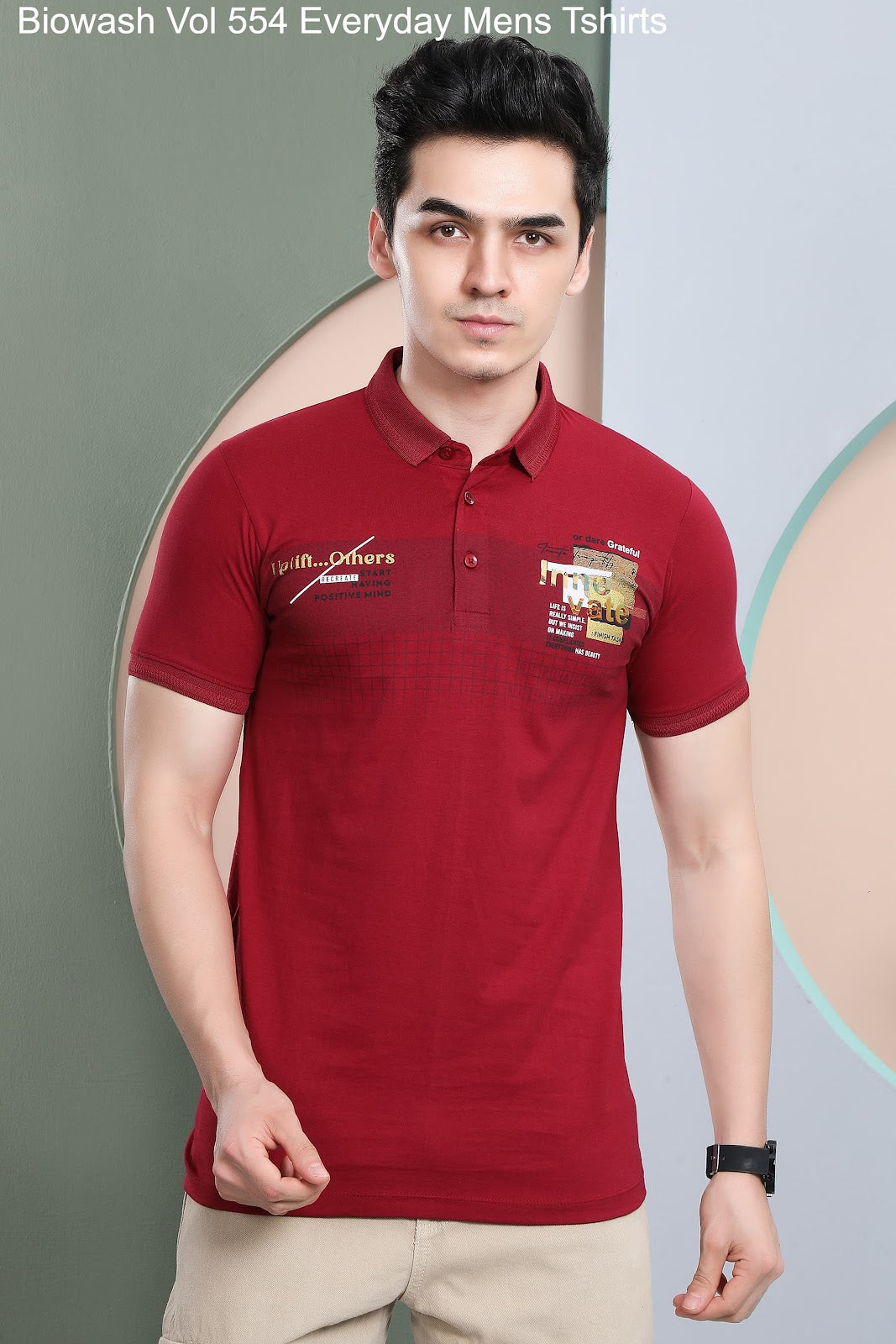 Biowash Vol 554 Everyday Mens Tshirts Supplier Gujarat