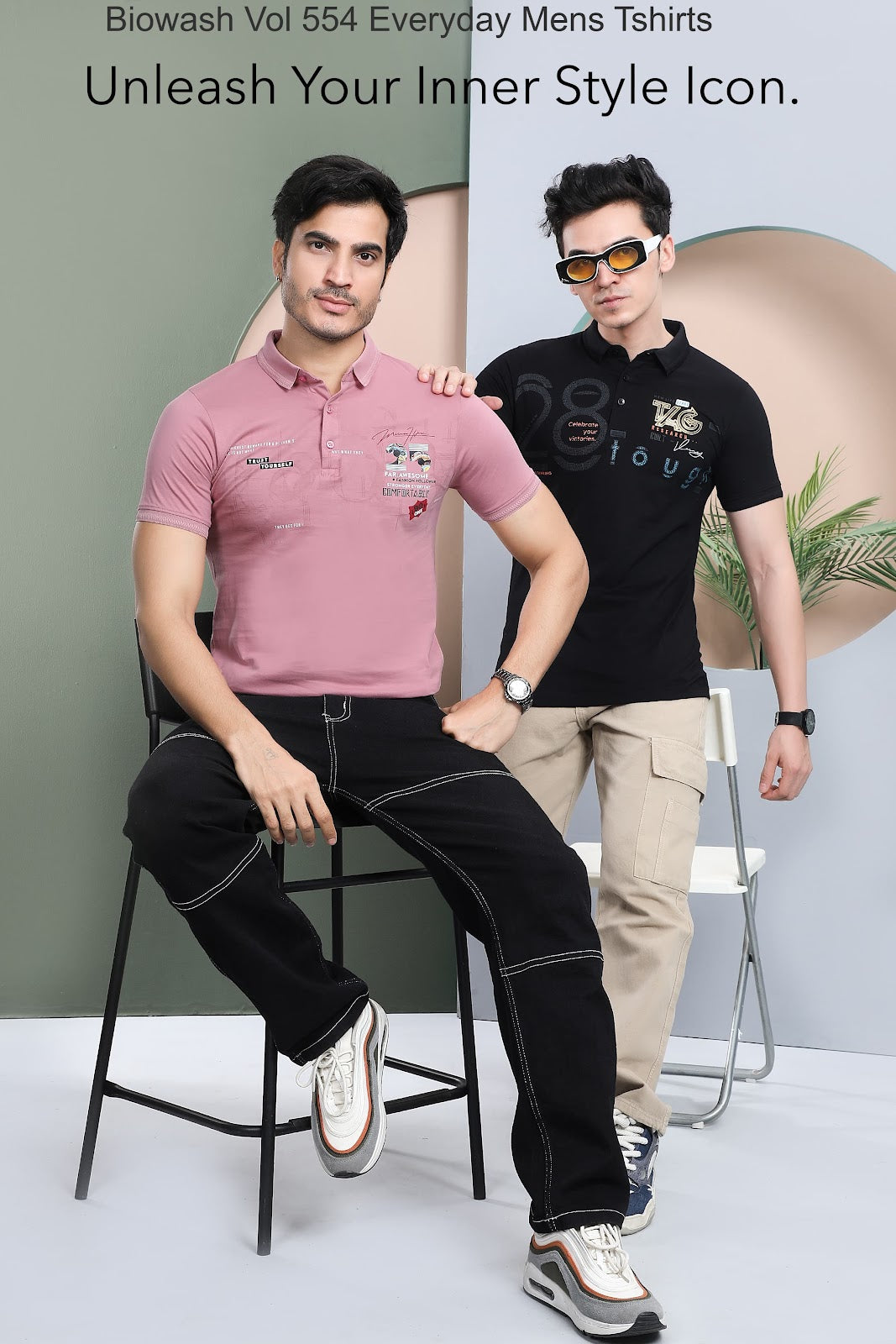 Biowash Vol 554 Everyday Mens Tshirts Supplier Gujarat