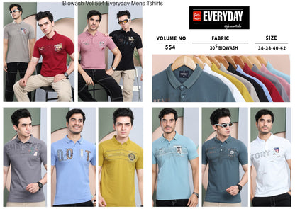 Biowash Vol 554 Everyday Mens Tshirts Supplier Gujarat