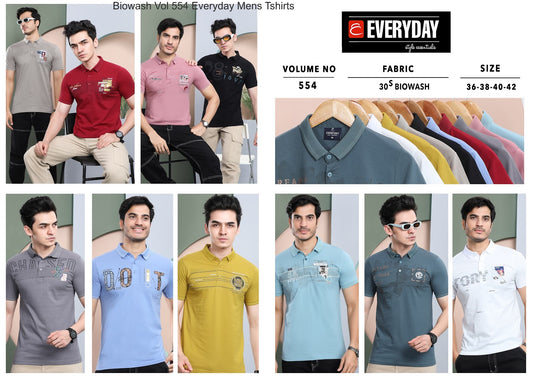 Biowash Vol 554 Everyday Mens Tshirts Supplier Gujarat