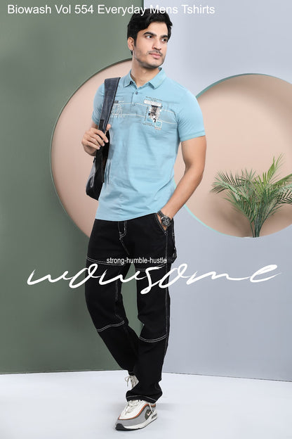 Biowash Vol 554 Everyday Mens Tshirts Supplier Gujarat
