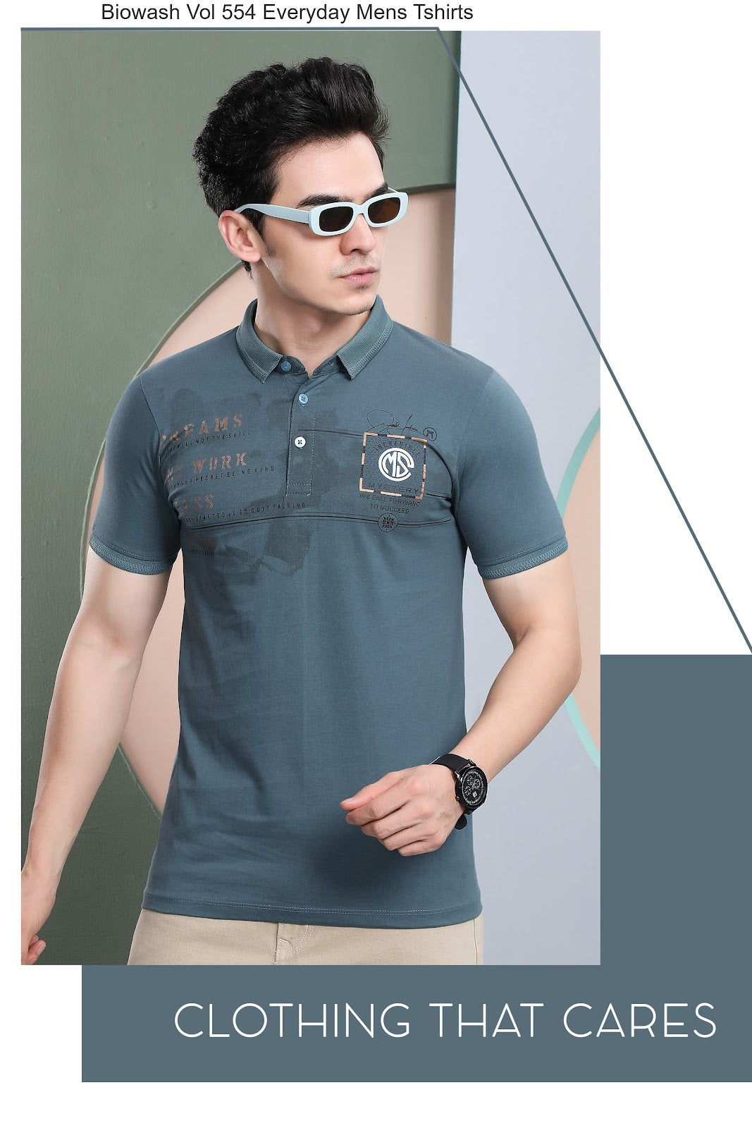 Biowash Vol 554 Everyday Mens Tshirts Supplier Gujarat