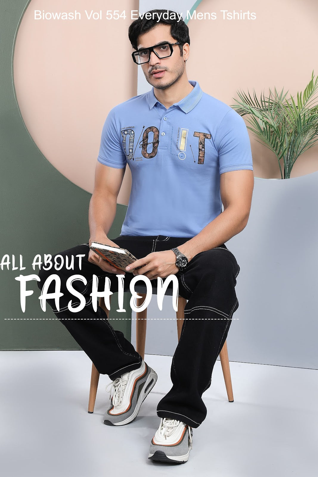 Biowash Vol 554 Everyday Mens Tshirts Supplier Gujarat
