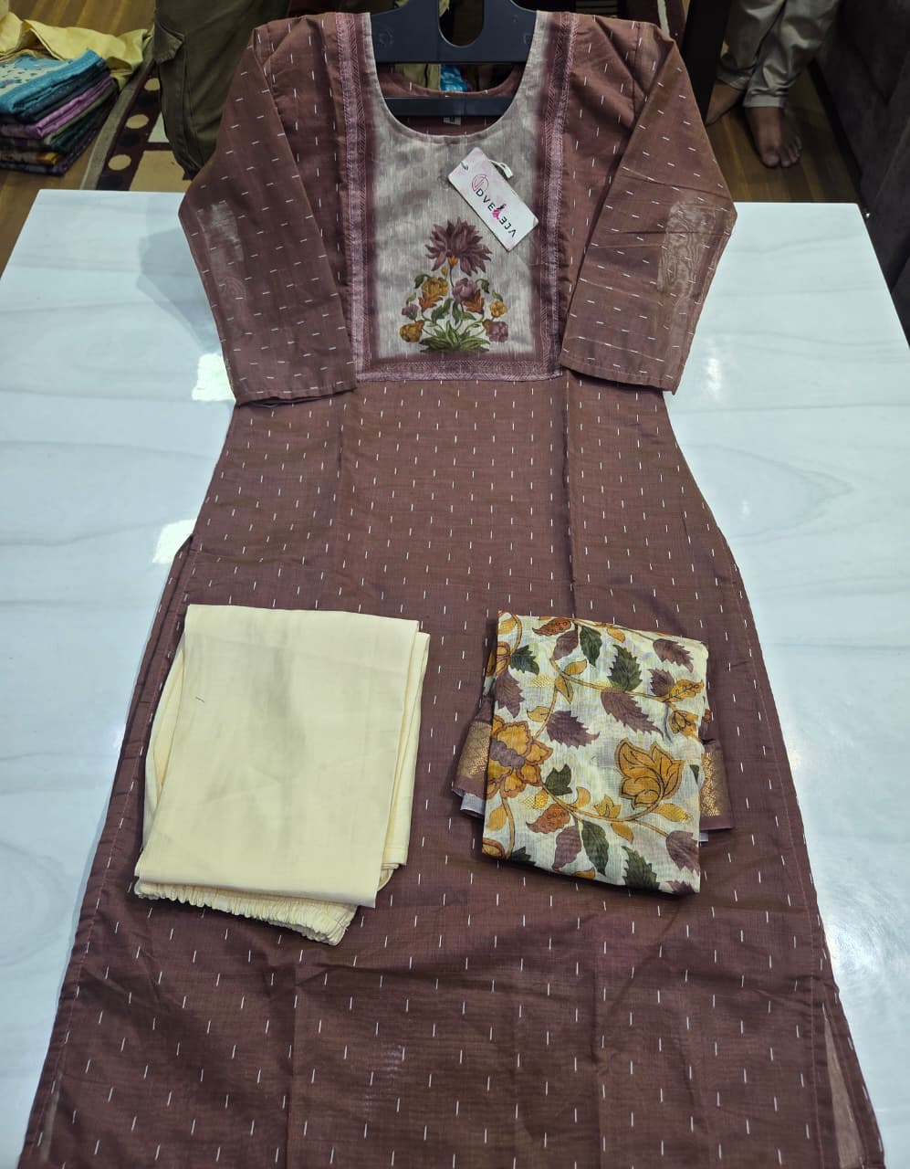 Bipasha Series Dveeja Fashion Jamdani Readymade Pant Style Suits Wholesale