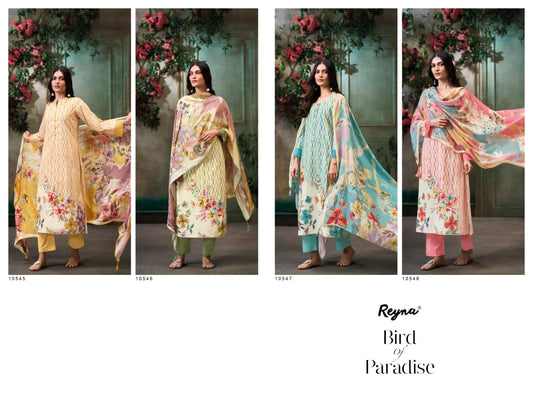 Bird Of Paradise Reyna Cotton Pant Style Suits Exporter India
