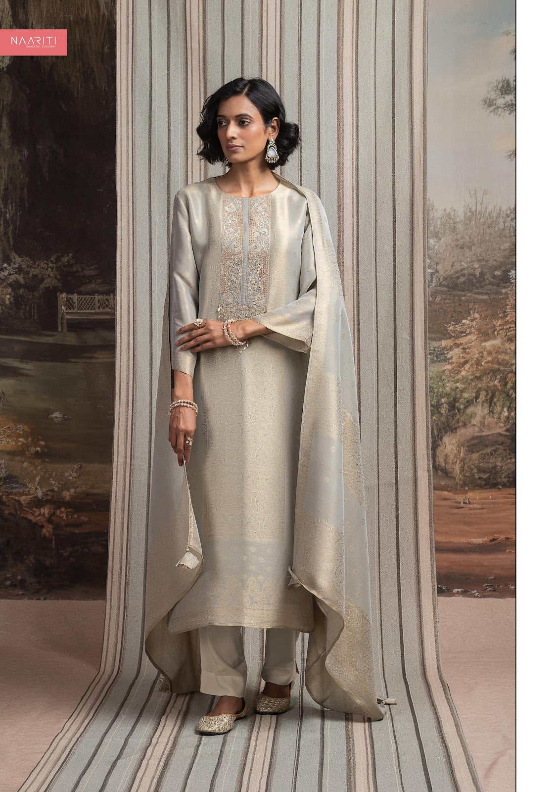 Birtaaz Naariti Silk Pant Style Suits Supplier