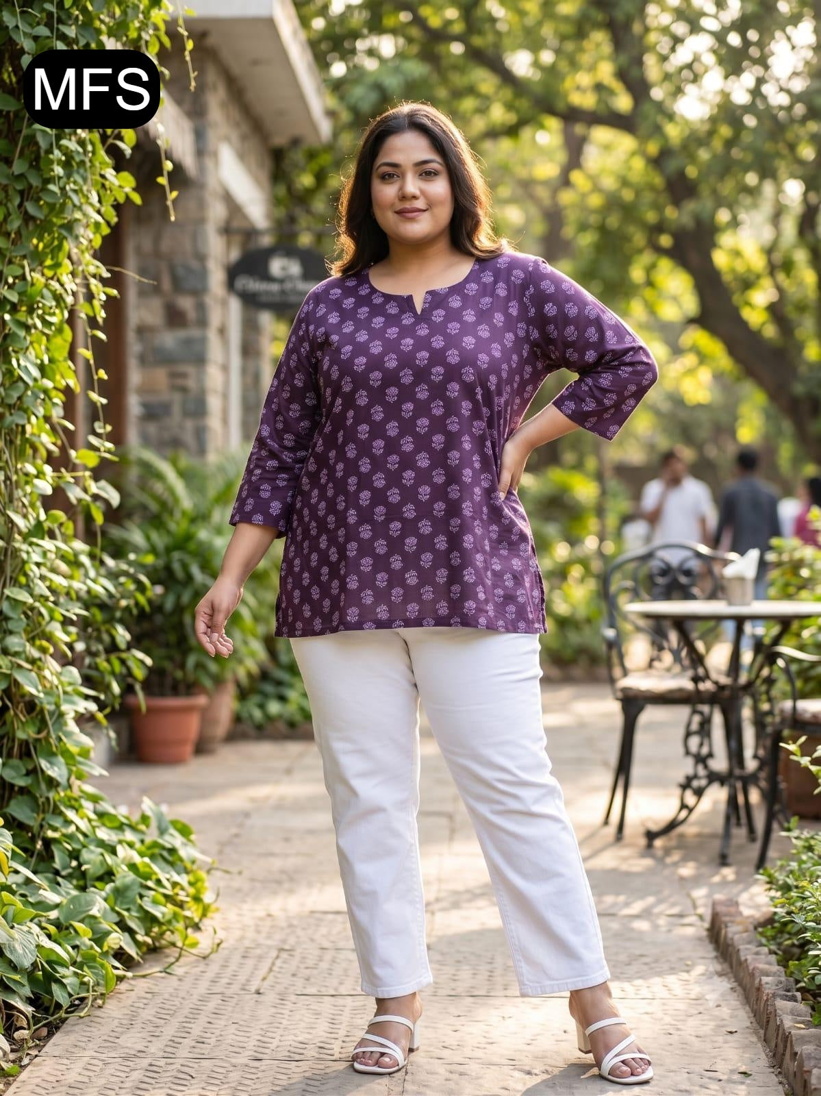 Bis Size 080726 Mfs Cotton Short Kurtis Exporter