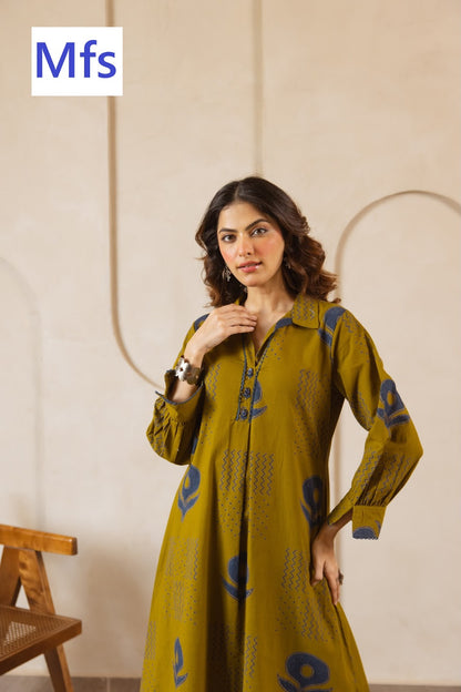 Bishop Style Mfs Cotton Kurti Plazzo Set Exporter