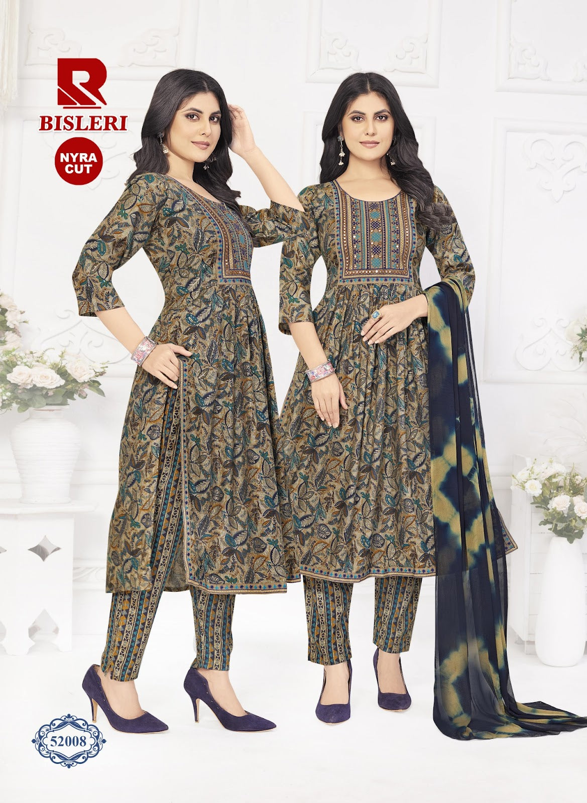 Bisleri Nayra Cut Raashi Capsule Readymade Pant Style Suits Wholesale Price