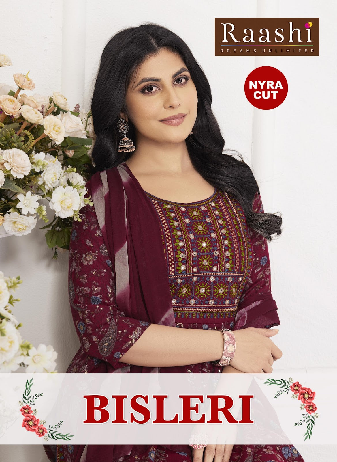 Bisleri Nayra Cut Raashi Capsule Readymade Pant Style Suits Wholesale Price