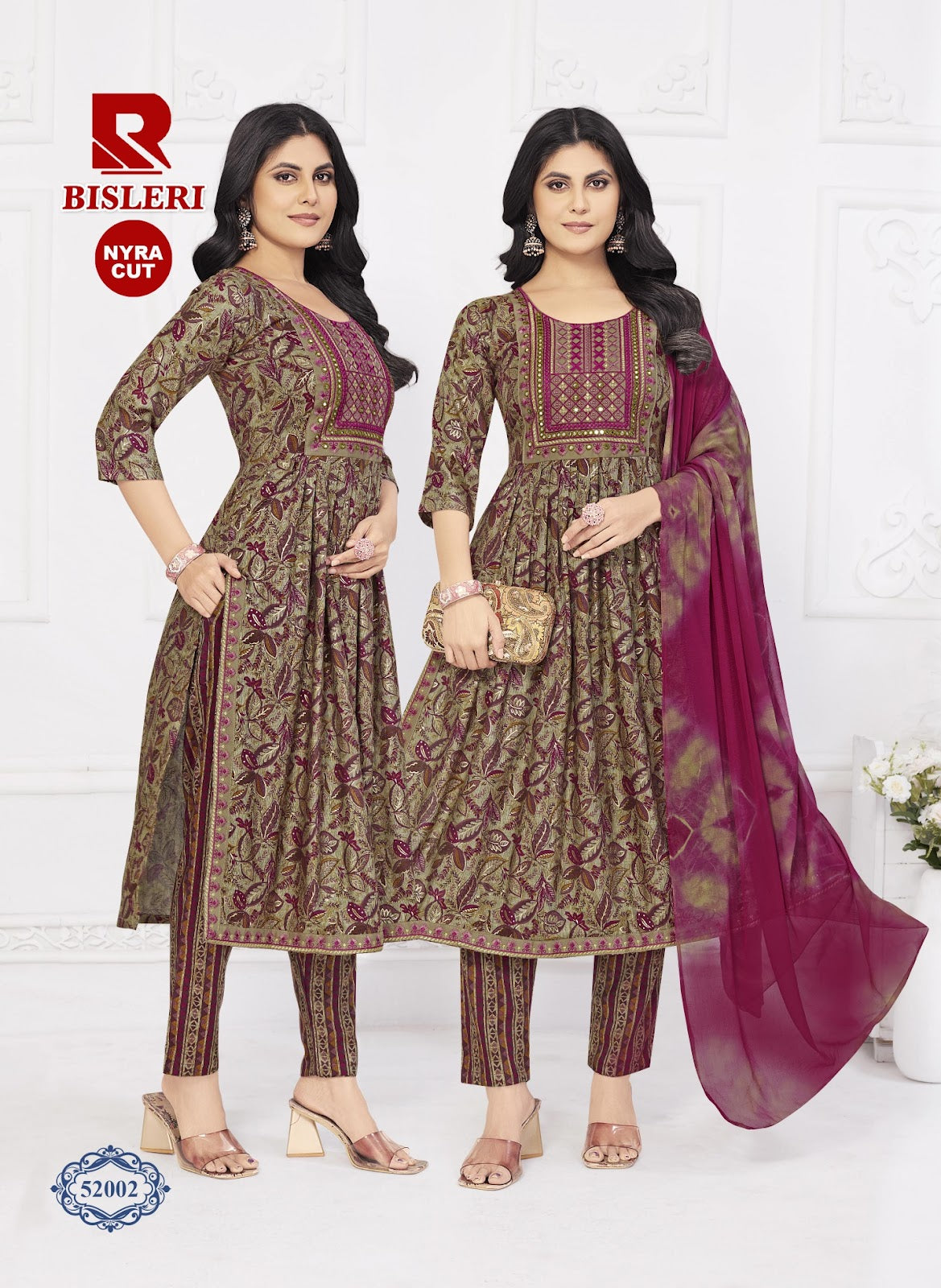 Bisleri Nayra Cut Raashi Capsule Readymade Pant Style Suits Wholesale Price