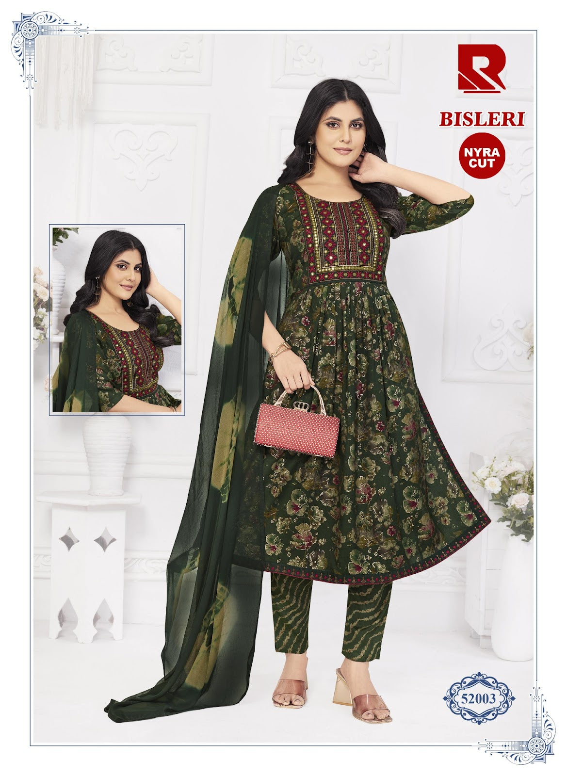 Bisleri Nayra Cut Raashi Capsule Readymade Pant Style Suits Wholesale Price