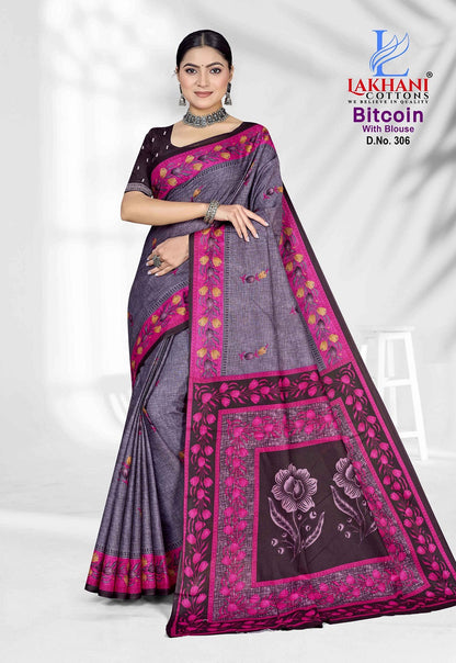 Bitcoin Vol 3 Lakhani Cotton Sarees Wholesale Price