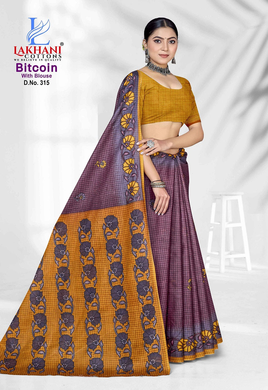 Bitcoin Vol 3 Lakhani Cotton Sarees Wholesale Price