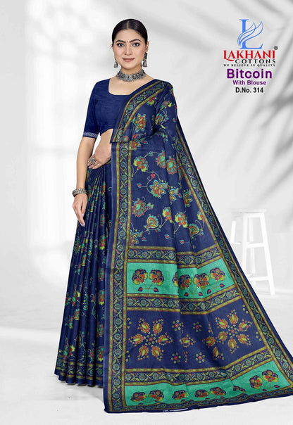 Bitcoin Vol 3 Lakhani Cotton Sarees Wholesale Price