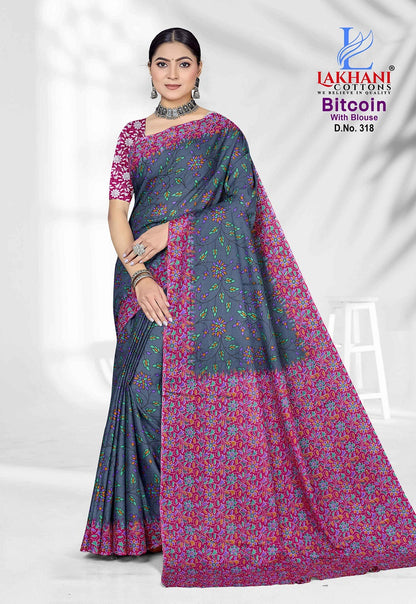 Bitcoin Vol 3 Lakhani Cotton Sarees Wholesale Price