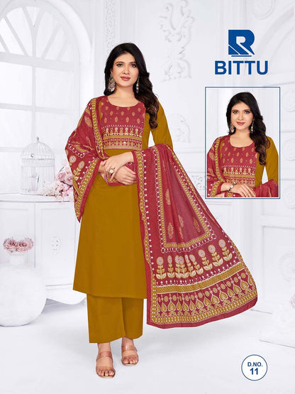 Bittu Dhabu Raashi Readymade Cotton Pant Suits Supplier Ahmedabad