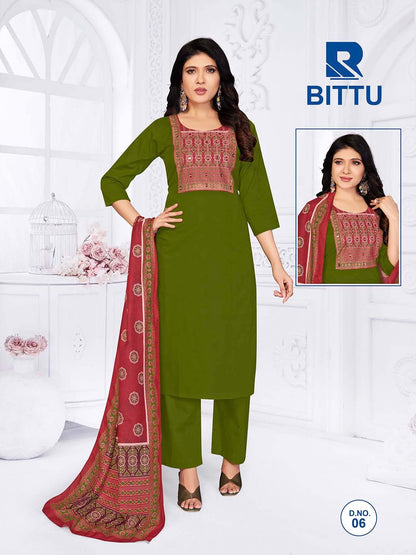 Bittu Dhabu Raashi Readymade Cotton Pant Suits Supplier Ahmedabad