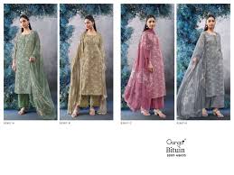 Bituin S2807 Ganga Cotton Silk Plazzo Style Suits Supplier Gujarat