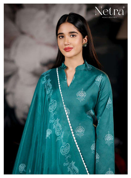 Bivora Netra Cotton Pant Style Suits Supplier