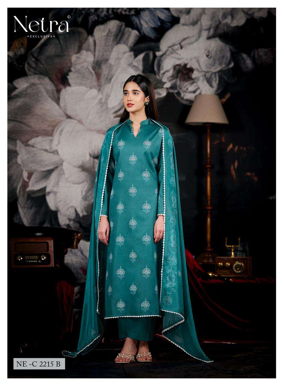 Bivora Netra Cotton Pant Style Suits Supplier