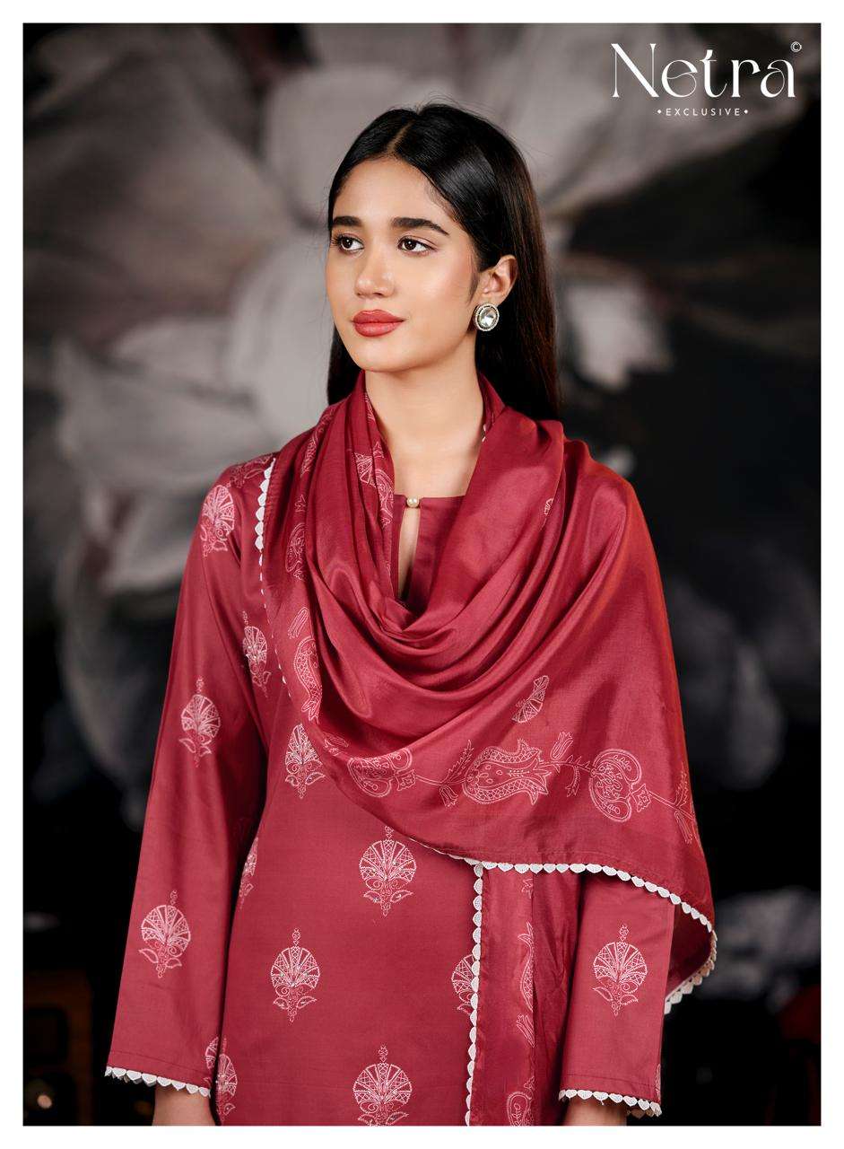Bivora Netra Cotton Pant Style Suits Supplier